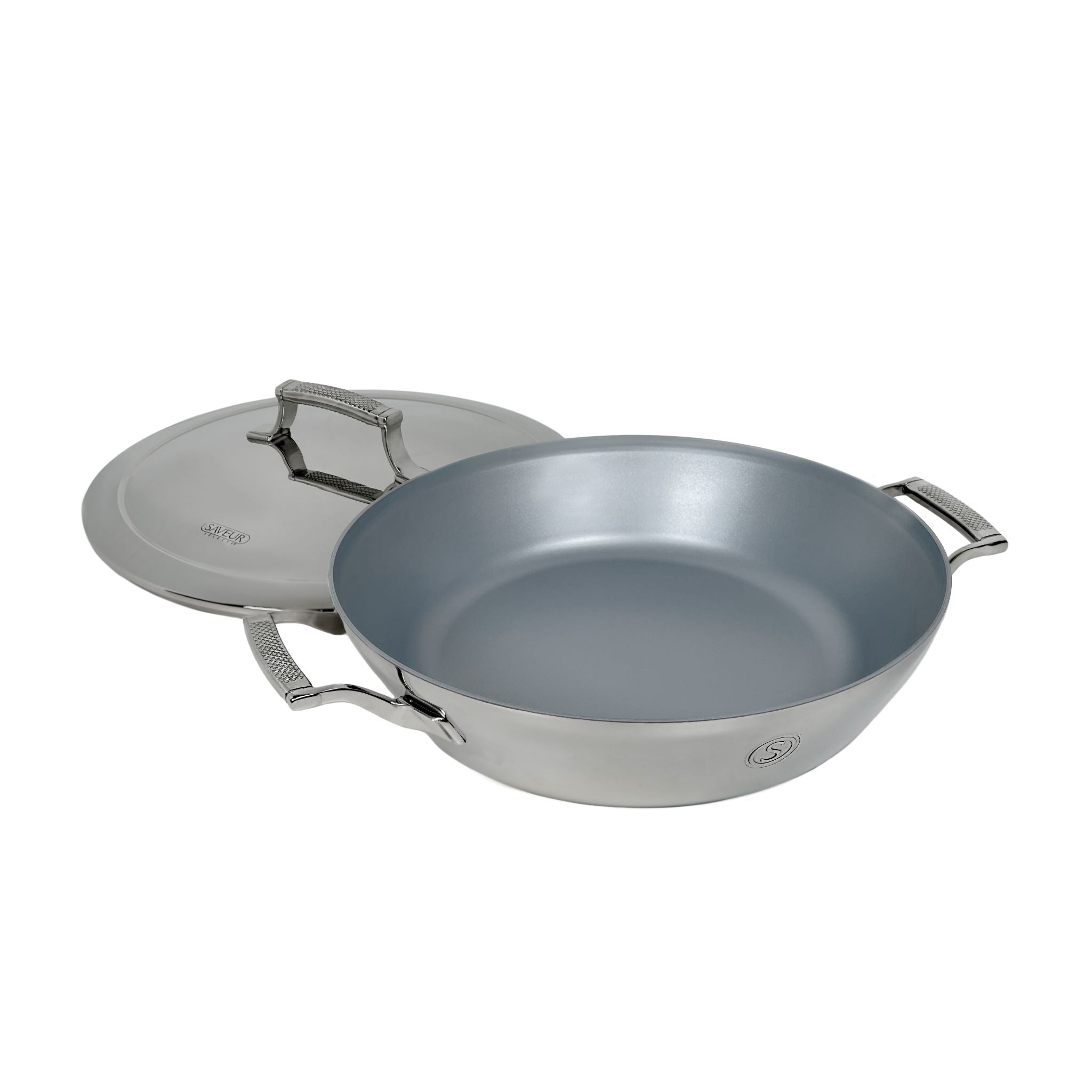 Saveur Selects Voyage Series Tri-ply Non-stick Everyday pan with Lid - 30cm
