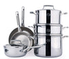 10 Piece - Saveur Selects Voyage Series Tri-ply  Cookware Set - 20cm, 22cm & 25cm sizes