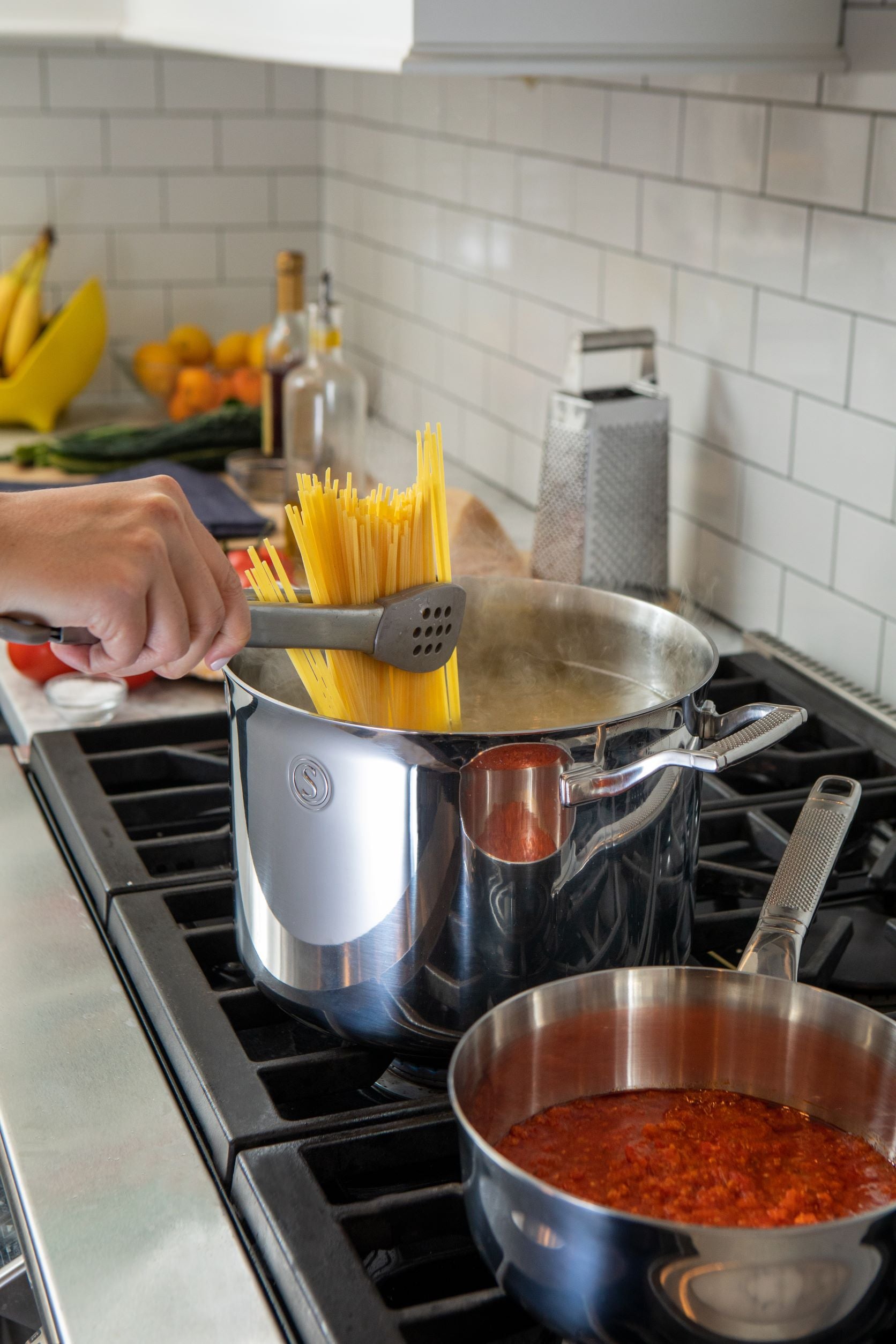 10 Piece - Saveur Selects Voyage Series Tri-ply  Cookware Set - 20cm, 22cm & 25cm sizes