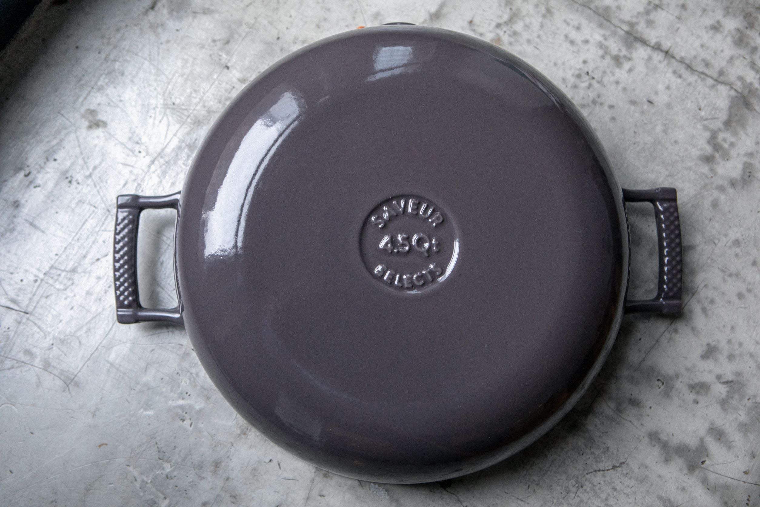 Saveur Selects Voyage Series Enamelled Cast Iron Braiser with Double Walled Insulating Lid - 30cm