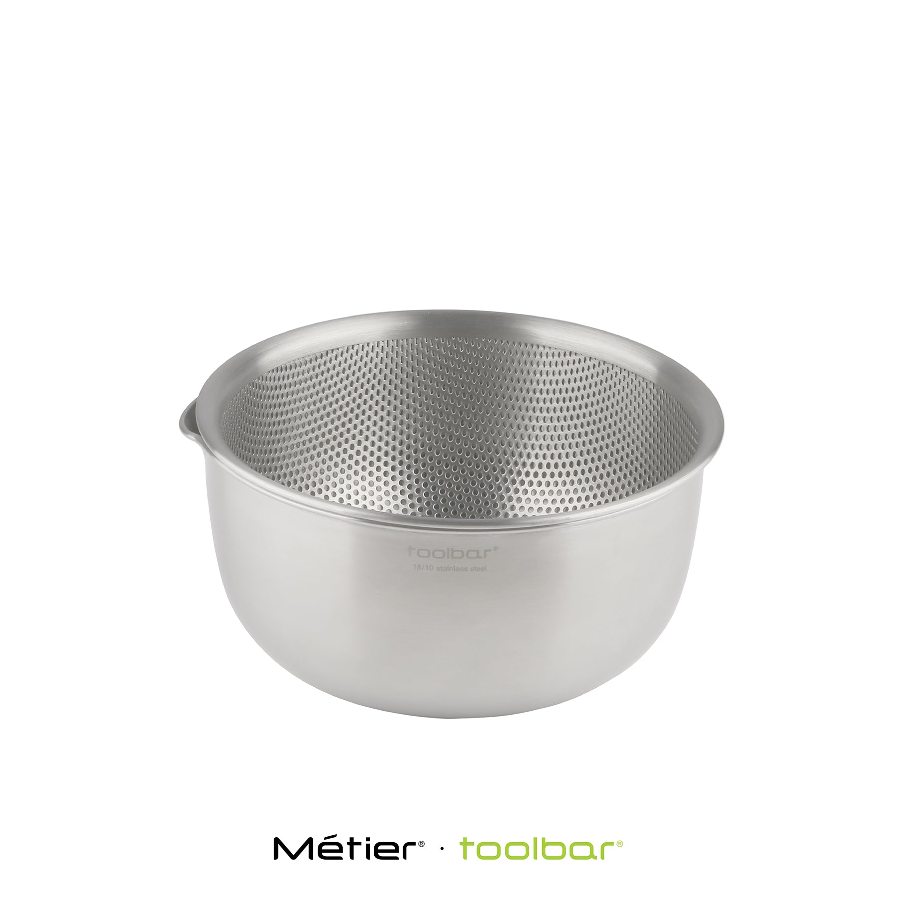 Toolbar Stainless Steel Mixing Bowl with Colander