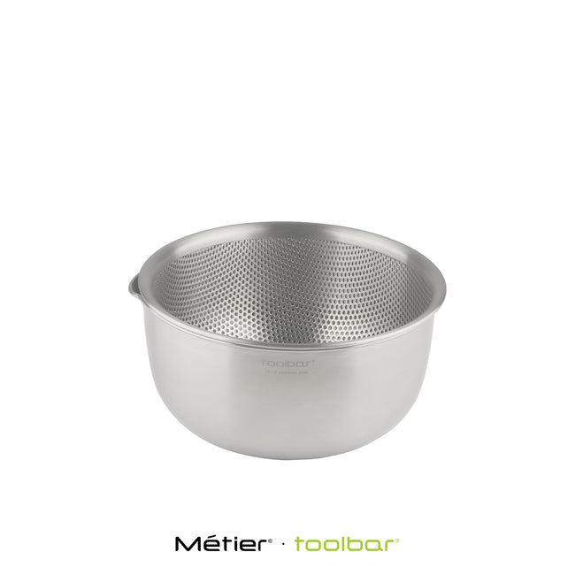 Toolbar Stainless Steel Mixing Bowl with Colander