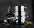 10 Piece - Saveur Selects Voyage Series Tri-ply  Cookware Set - 20cm, 22cm & 25cm sizes